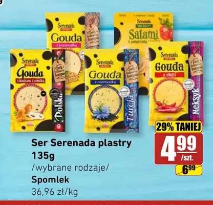 Ser Serenada Salami plastry Spomlek promocja w API Market