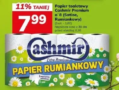Papier toaletowy Extra Premium 8 (Satine, Rumiankowy) promocja w Hitpol