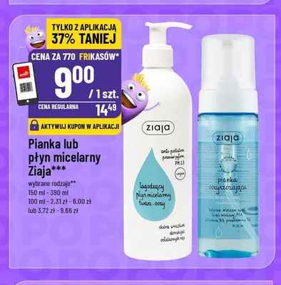 Płyn micelarny łagodzący Ziaja promocja w POLOmarket