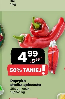 Papryka słodka spiczasta promocja w Netto