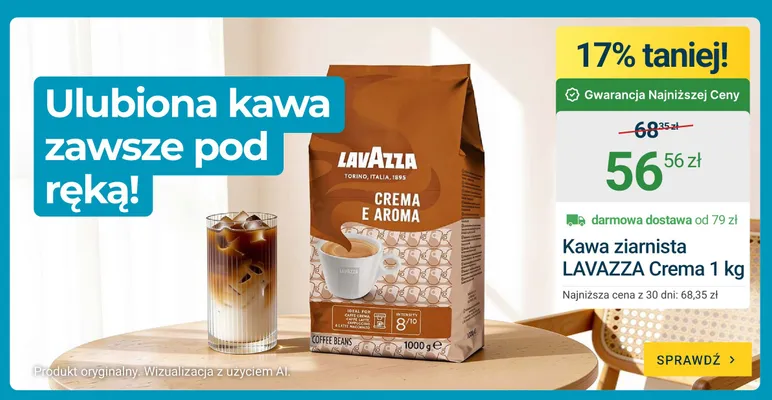 Kawa ziarnista Lavazza Crema promocja w ERLI