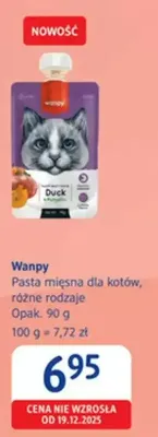 Pasta mięsna dla kotów, różne rodzaje promocja w Drogerie DM