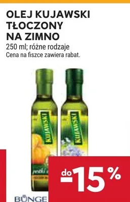 Olej kujawski tłoczony na zimno promocja w Stokrotka