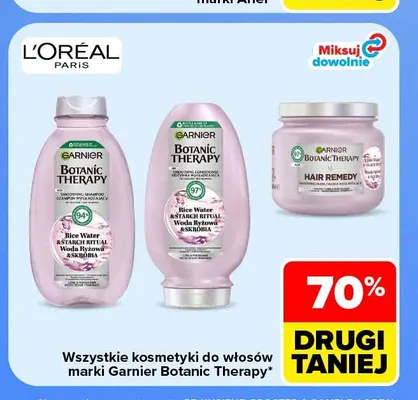 Kosmetyki do włosów marki Garnier Botanic Therapy promocja w Carrefour Market