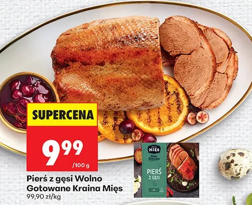Pierś z gęsi gotowana promocja w Biedronka