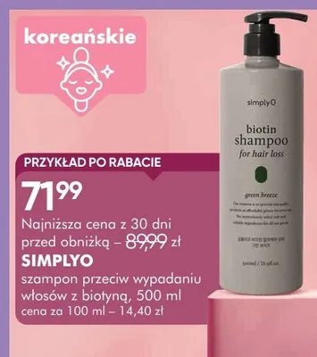 Szampon przeciw wypadaniu włosów z biotyną promocja w Super-Pharm