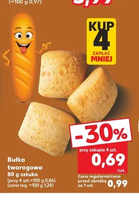 Bułka twarogowa promocja w Kaufland