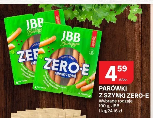 Parówki z szynki Zero-E JBB promocja w Chorten