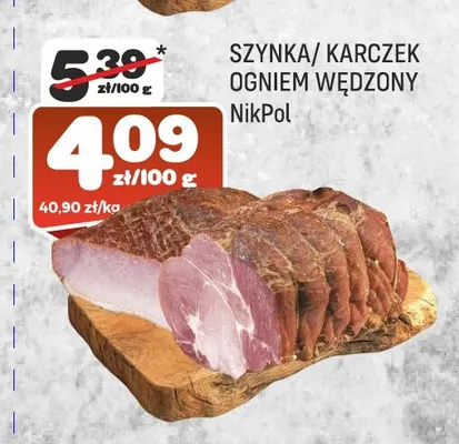 Karczek ogniem wędzony NikPol promocja w Społem Praga