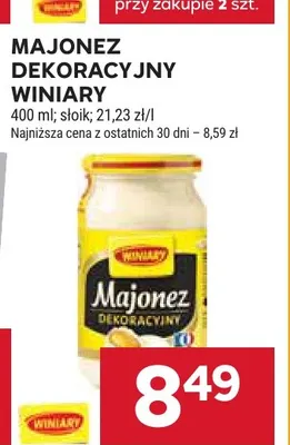 Majonez dekoracyjny Winiary promocja w Stokrotka