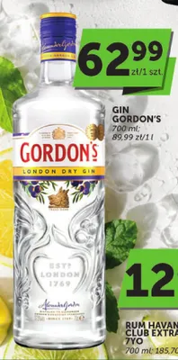 Gin Gordon's London Dry Gin promocja w Groszek