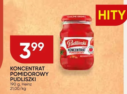 Koncentrat pomidorowy Pudliszki promocja w Chata Polska