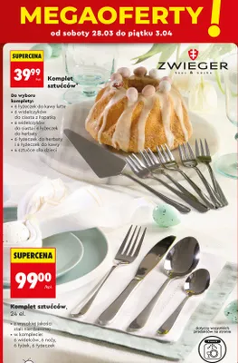 Komplet sztućców 24 el. promocja w Biedronka