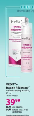Krem do twarzy z SPF25 Medity+ Trądzik Różowaty promocja w Hebe