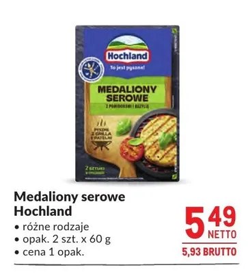 Medaliony serowe Hochland promocja w Makro