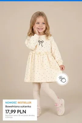 Bawełniana sukienka promocja w Sinsay