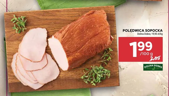Polędwica sopocka Dolina Dobra promocja w Stokrotka