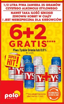 Piwo Tyskie promocja w POLOmarket