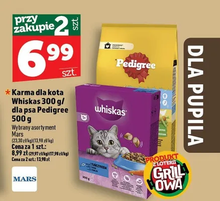 Karma dla kota Whiskas promocja w TOPAZ