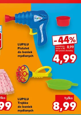 Pistolet do baniek mydlanych Lupilu promocja w Kaufland