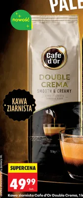 Kawa ziarnista Cafe d'Or Double Crema promocja w Biedronka
