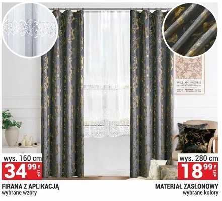 Firana z aplikacją promocja w Merkury Market