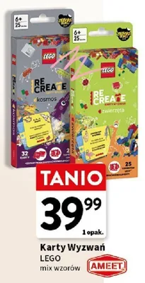 Karty Wyzwań LEGO Re-Create Zwierzęta promocja w Intermarche