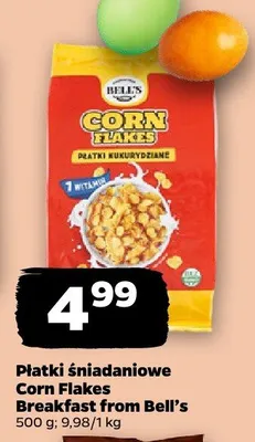 Płatki śniadaniowe Corn Flakes Breakfast from Bell's promocja w Netto