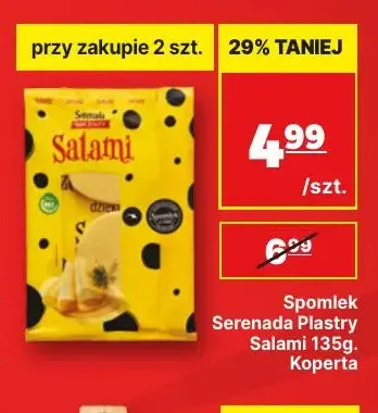 Ser salami w plastrach koperta Serenada promocja w API Market