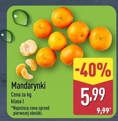 Mandarynki Carrefour promocja w Aldi