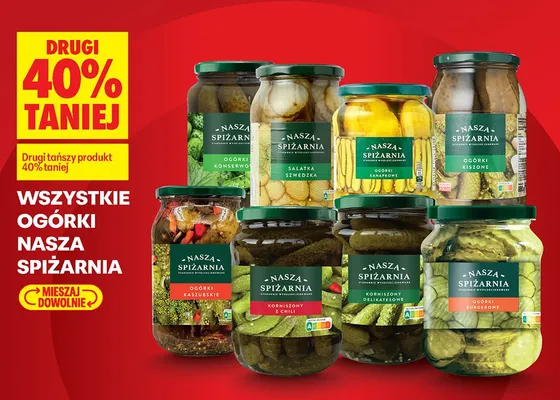 Ogórki kanapkowe Nasza Spiżarnia promocja w Biedronka