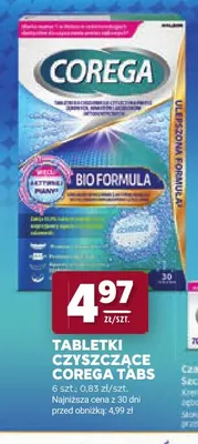 Tabletki czyszczące Corega Tabs promocja w Stokrotka