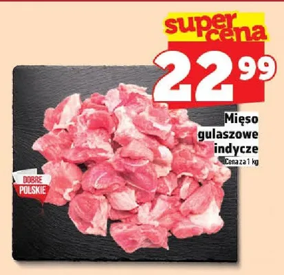 Mięso gulaszowe indycze promocja w TOPAZ