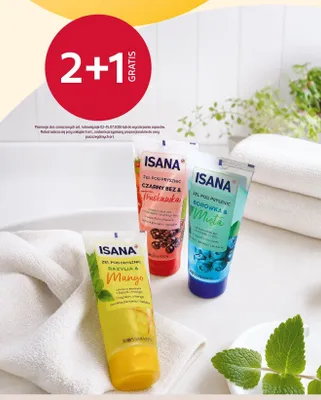 Żel pod prysznic Isana Borówka & Mięta promocja w Rossmann