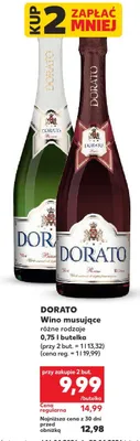 Wino musujące Dorato różne rodzaje promocja w Kaufland
