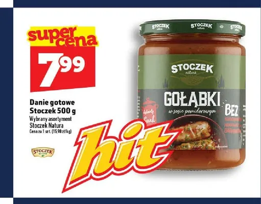 Danie gotowe Gołąbki w sosie pomidorowym Stoczek promocja w TOPAZ