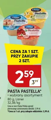 Pasta Pastella wybrany asortyment promocja w Chata Polska