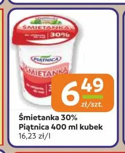 Śmietanka Piątnica 30% promocja w Gama