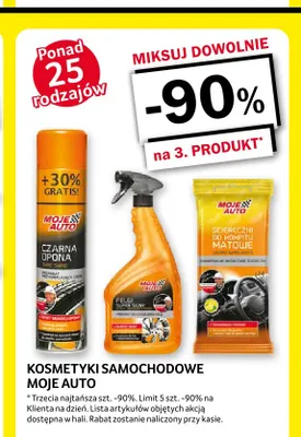 Kosmetyki samochodowe Moje Auto promocja w Selgros
