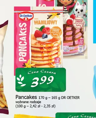 Pancakes 165g promocja w CEZAR Delikatesy