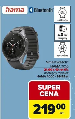 Smartwatch HAMA 7000 promocja w Carrefour