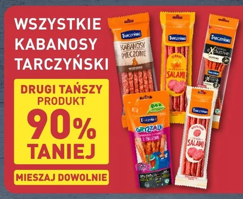 Kabanosy pieczone Tarczyński promocja w Aldi
