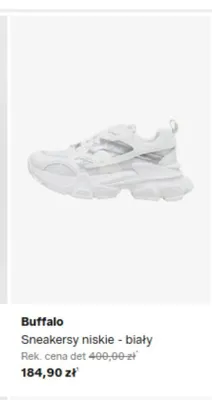 Sneakersy niskie Buffalo biały promocja w Lounge by Zalando