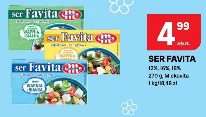 Ser favita 12%, 16%, 18% promocja w Chorten