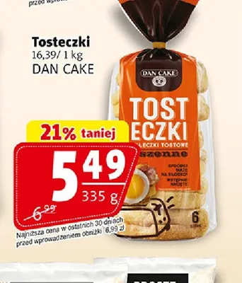 Tosteczki Dan Cake promocja w Prim Market