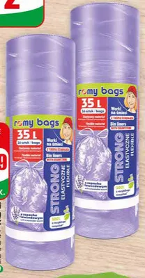 Worki na śmieci zapachowe z taśmą Rymoplast 35l promocja w Dino