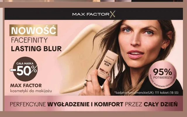 Kosmetyki do makijażu Max Factor promocja w Super-Pharm