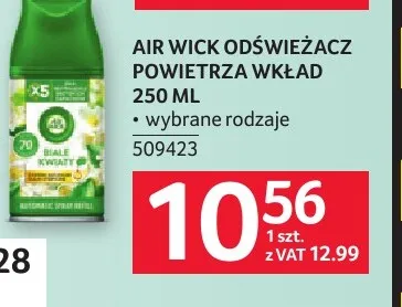 Wkład do odświeżacza powietrza Air Wick 250 ml promocja w Selgros