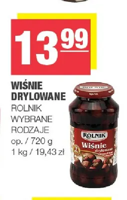 Wiśnie drylowane Rolnik promocja w SPAR