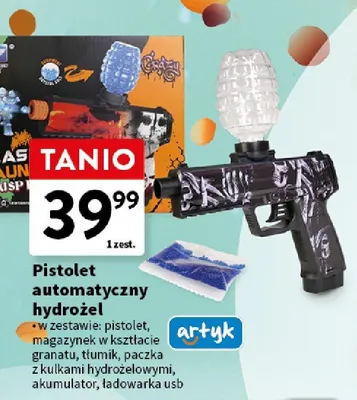 Pistolet automatyczny hydrożel promocja w Intermarche